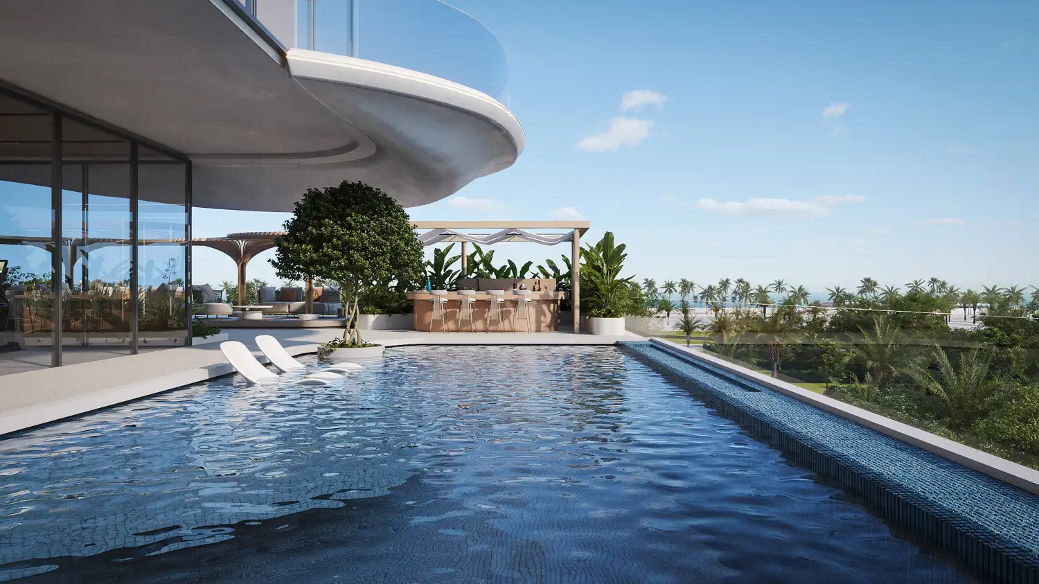 View of Luxury Canal Residences by Prestige Harbour